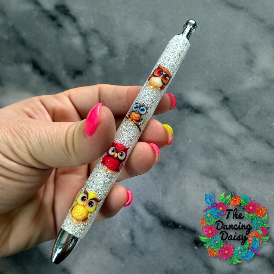 Owl Pen Wrap UV DTF