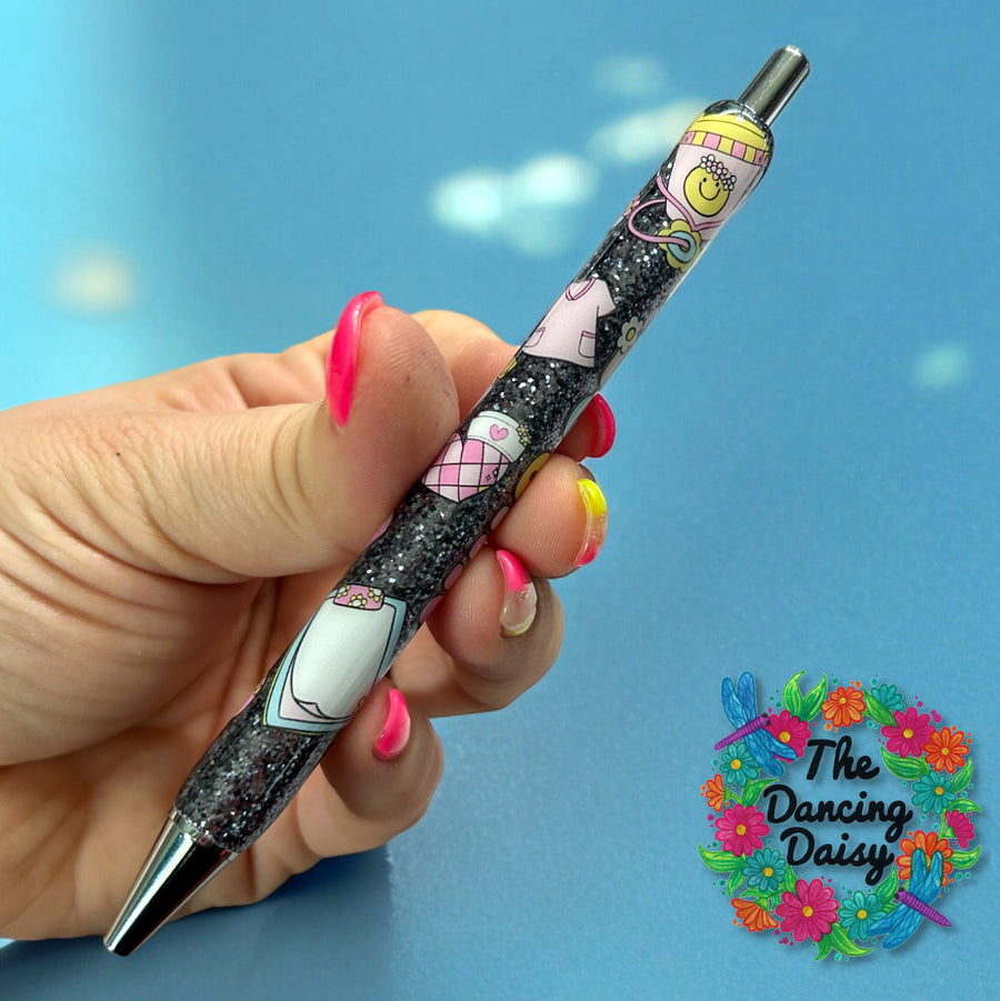 Groovy Nurse Pen Wrap UV DTF – Moxie Vinyls