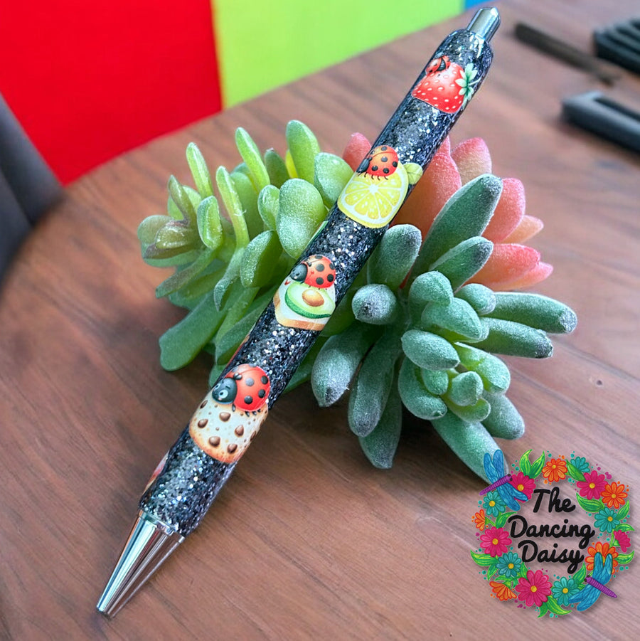 Ladybug Sweets Pen Wrap UV DTF