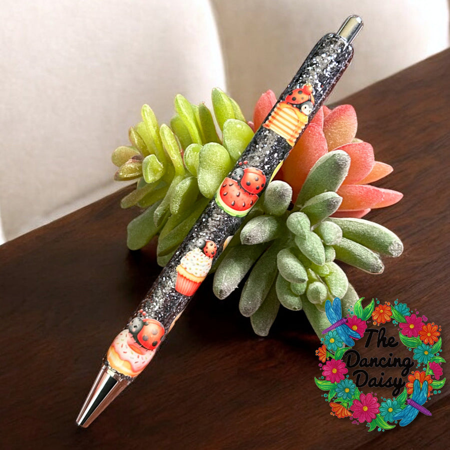 Ladybug Sweets Pen Wrap UV DTF