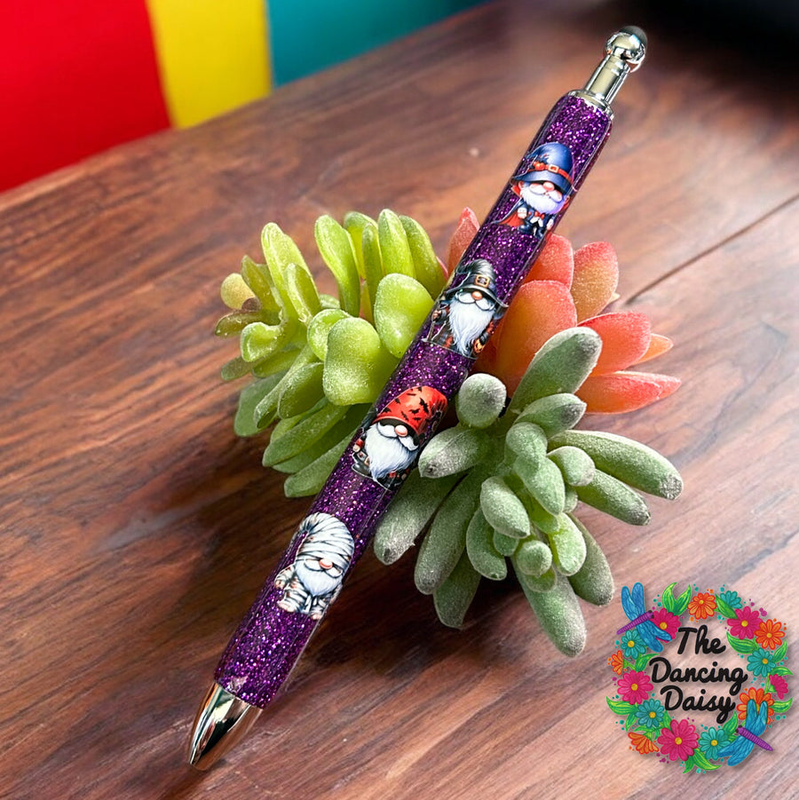 Halloween Gnome Pen Wrap UV DTF