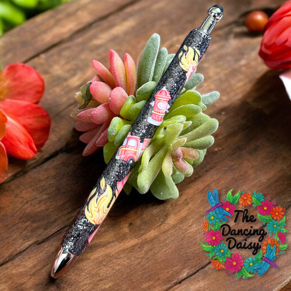 Fireman Pen Wrap UV DTF