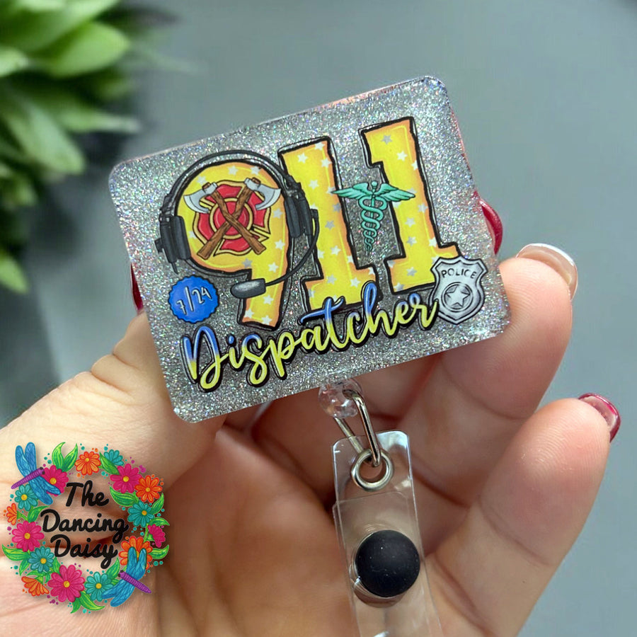 911 Dispatcher UV DTF Transfer