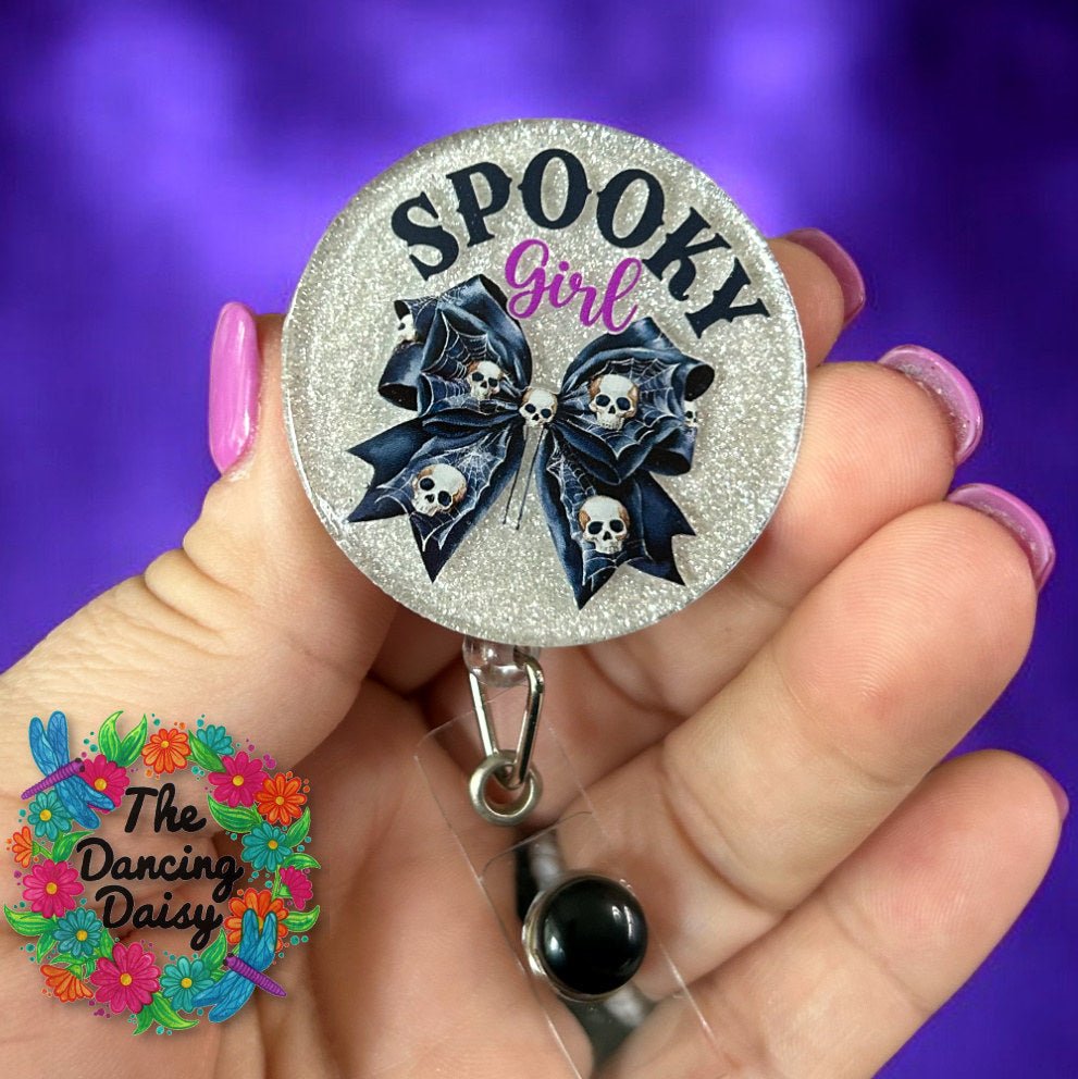 Spooky Girl Bow UV DTF