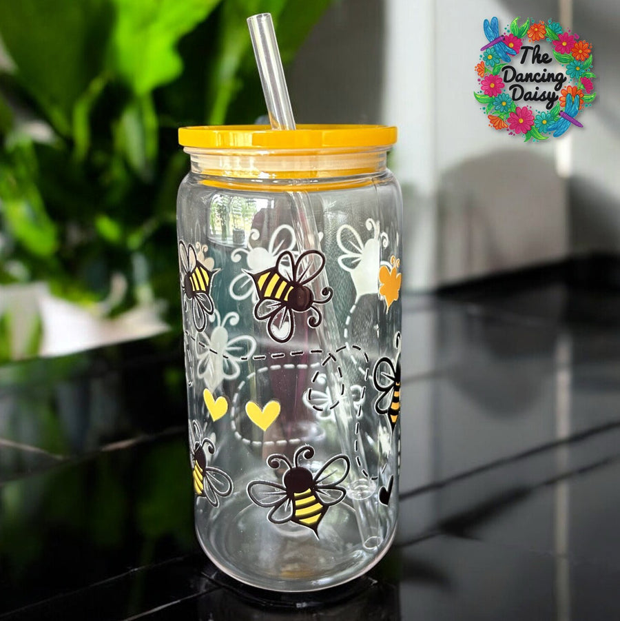 Bumblebees Glass Wrap