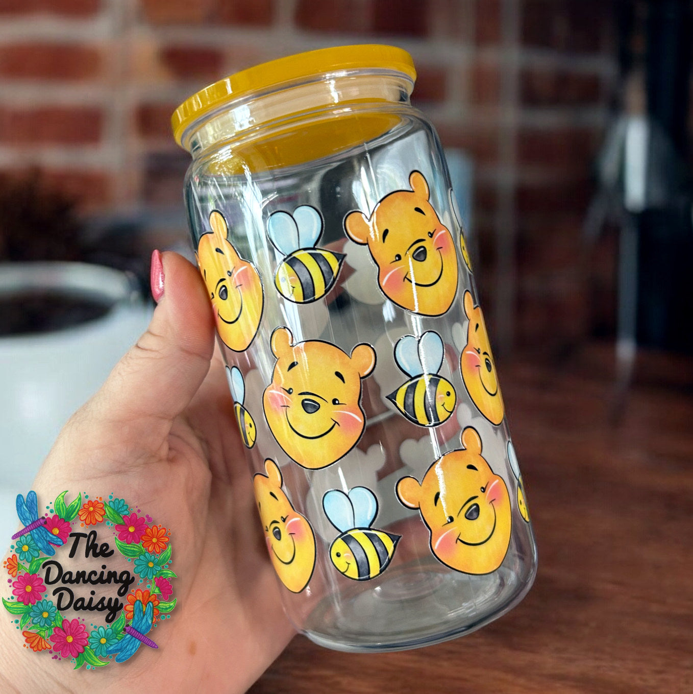 Winnie Bumblebee Glass Wrap