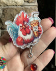 Wake Up Call Rooster Decal & Acrylic Blank COMBO