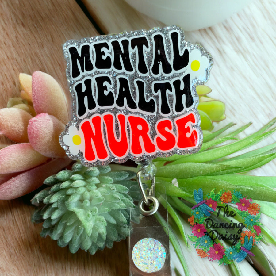 Mental Health Nurse Badge Reel Blank