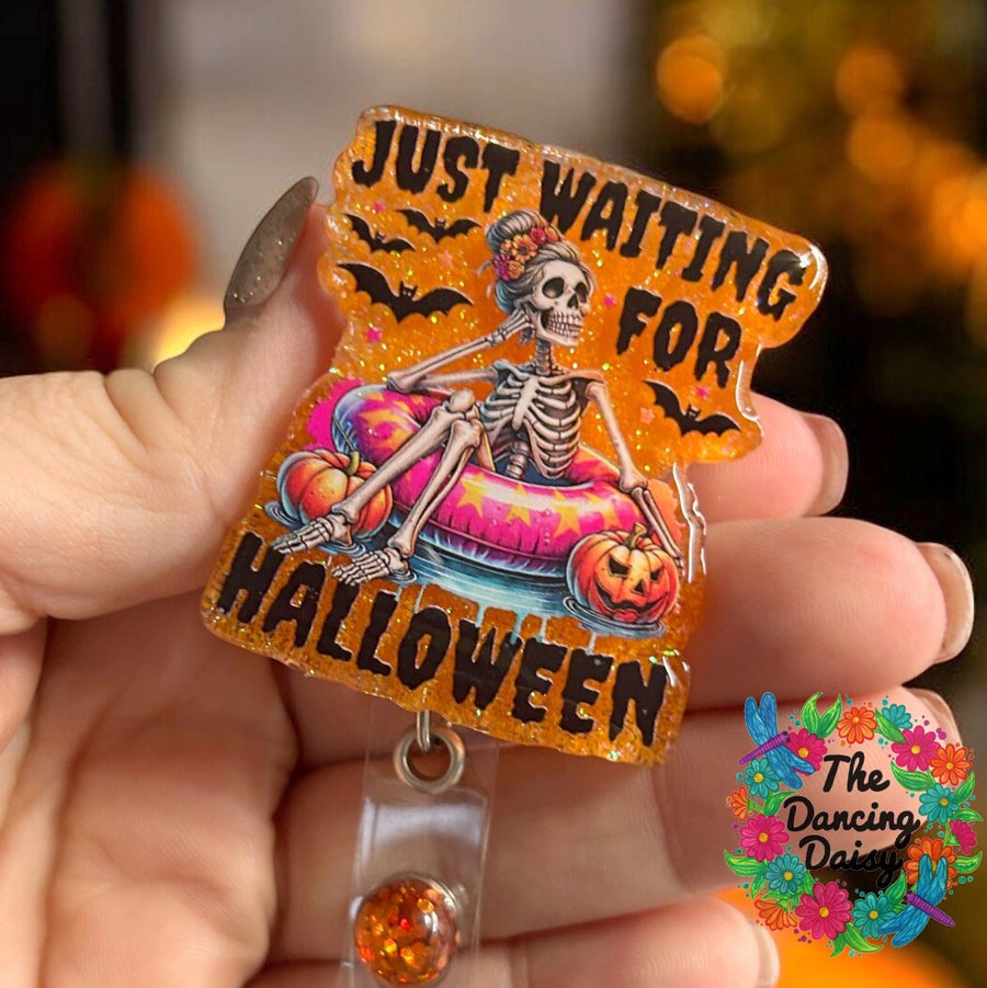 Waiting for Halloween Decal & Acrylic Blank COMBO