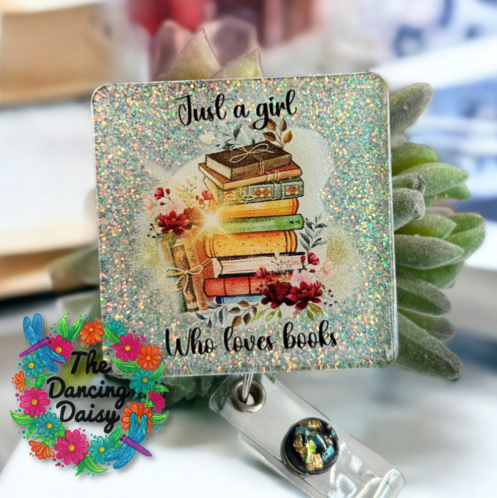 Girl Loves Books UV DTF Transfer