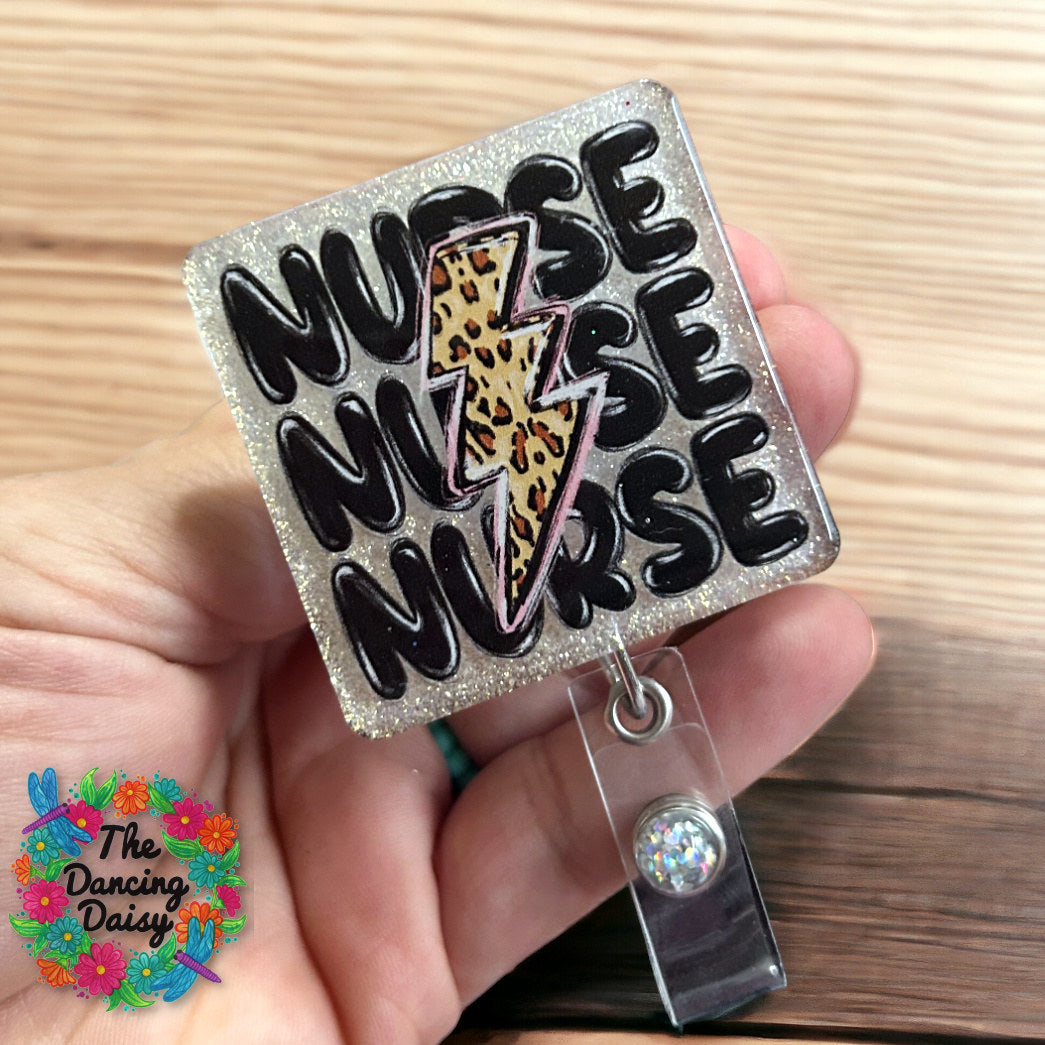 Nurse Nurse Nurse Lightning Bolt UV DTF