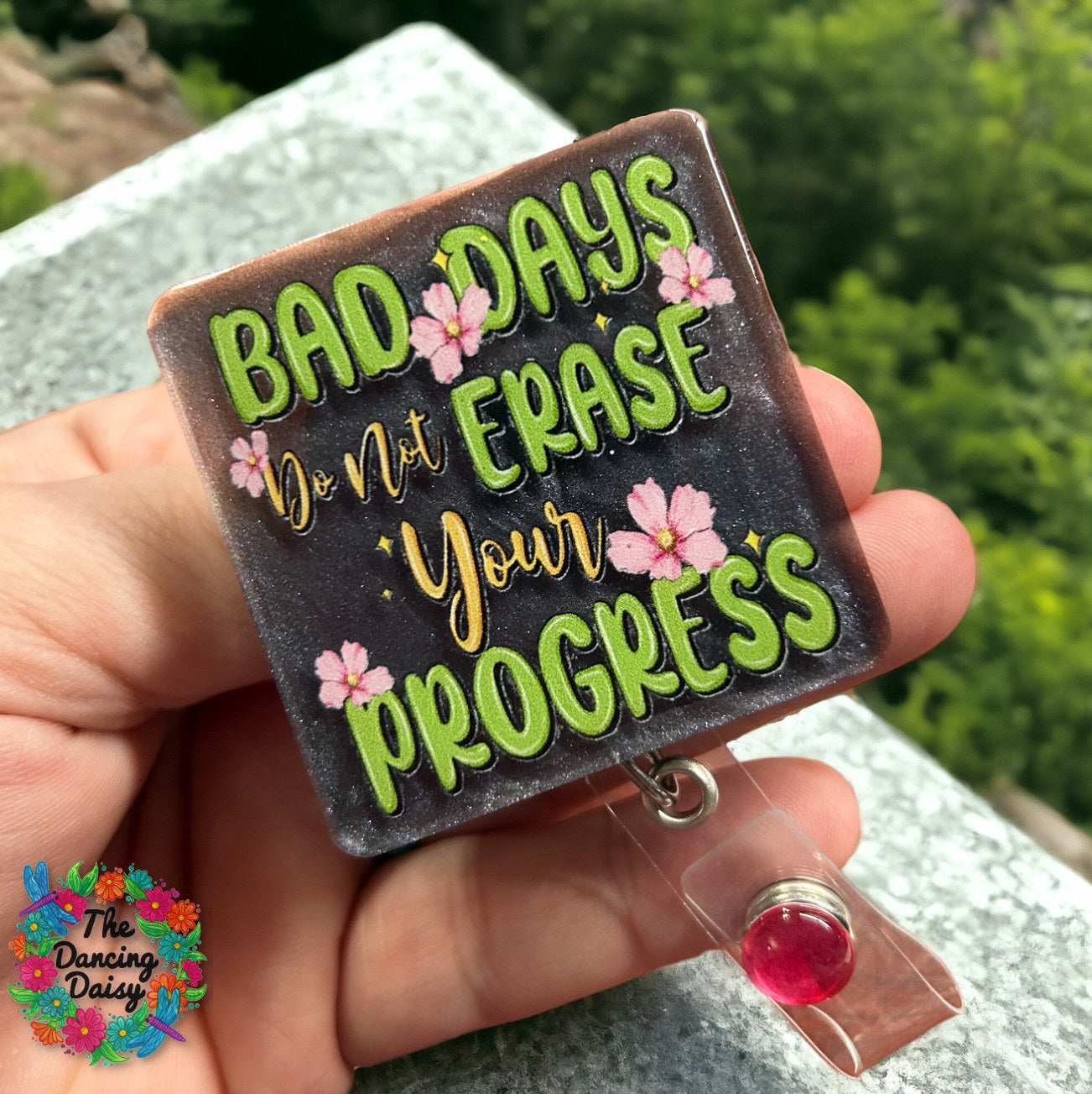Bad Days Don't Erase Progress UV DTF – Moxie Vinyls
