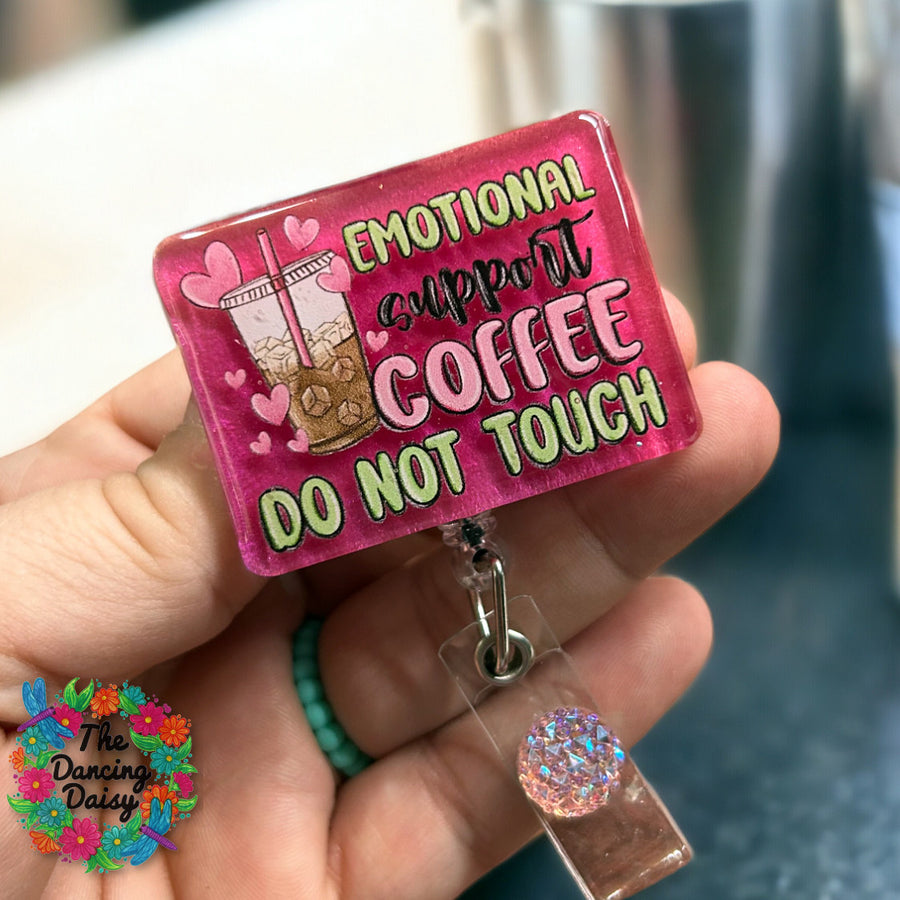 Emotional Support Coffee UV DTF