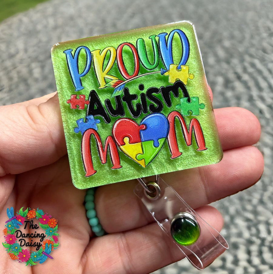Proud Autism Mom UV DTF