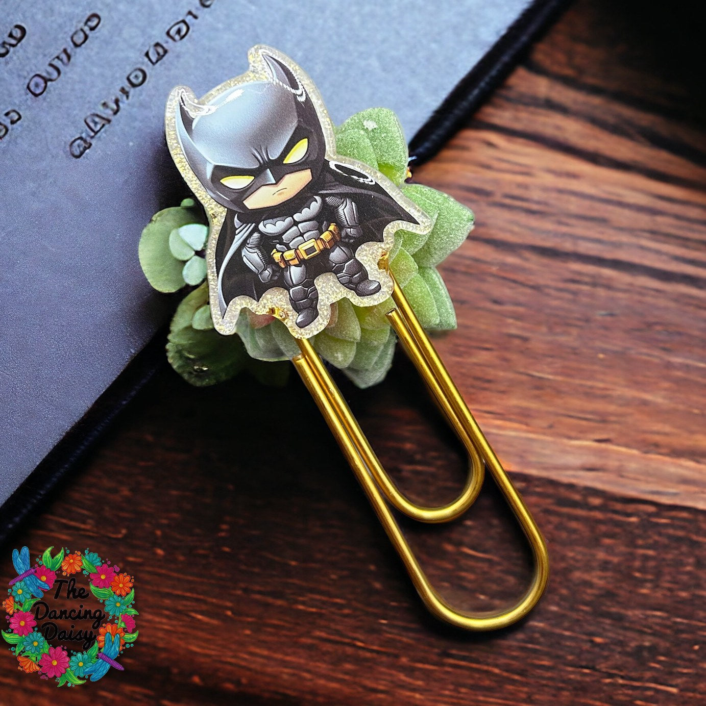 Chibi Batman Decal &amp; Acrylic Blank COMBO