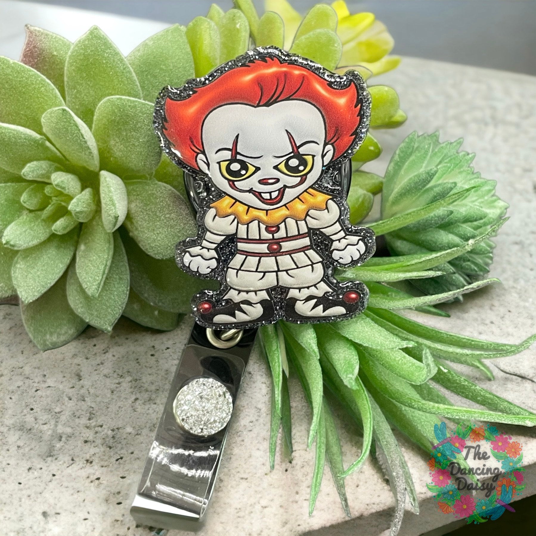 Pennywise 3D Inflated Decal &amp; Acrylic Blank COMBO