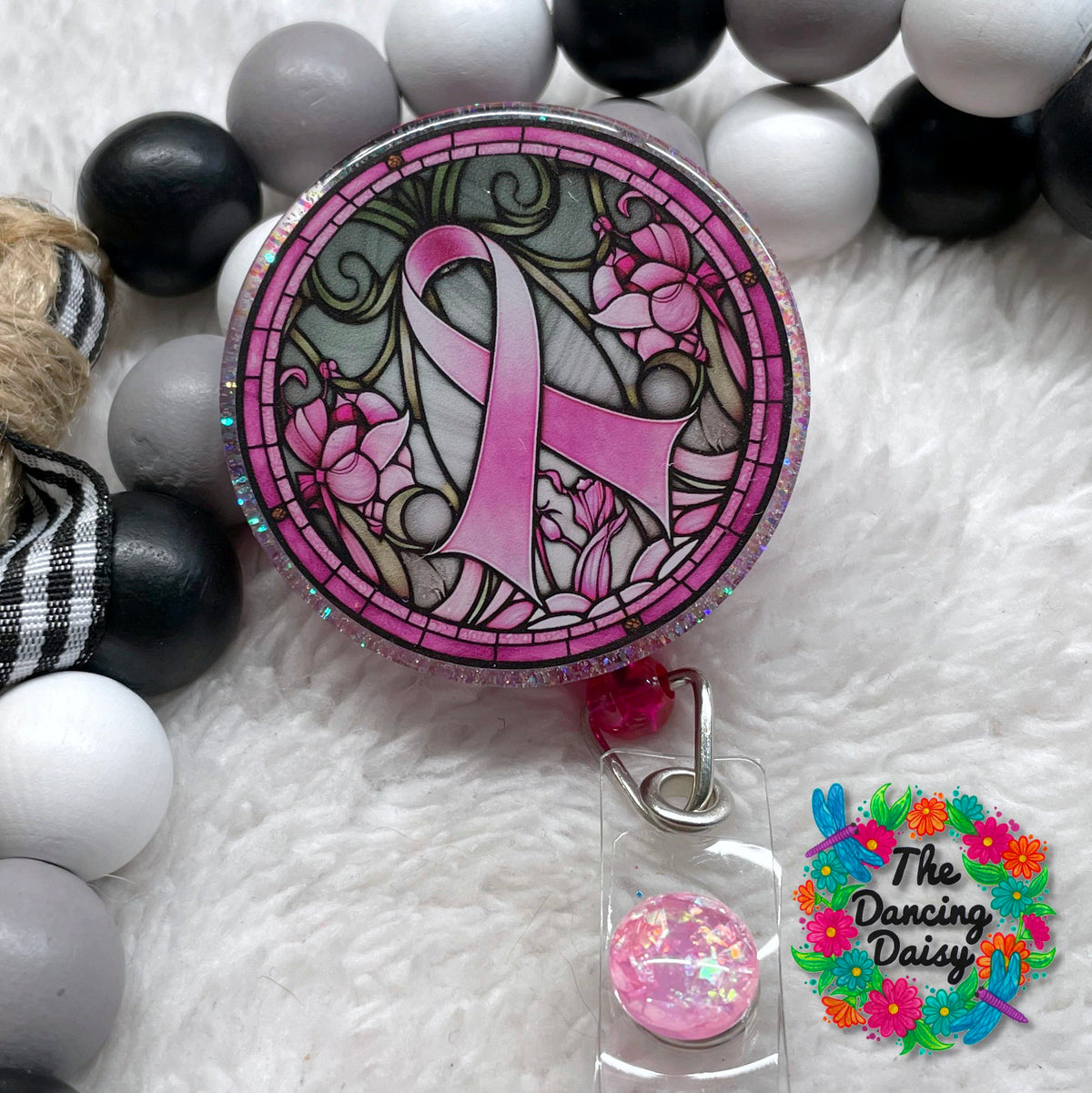 Stained Pink Ribbon Decal – Moxie Vinyls