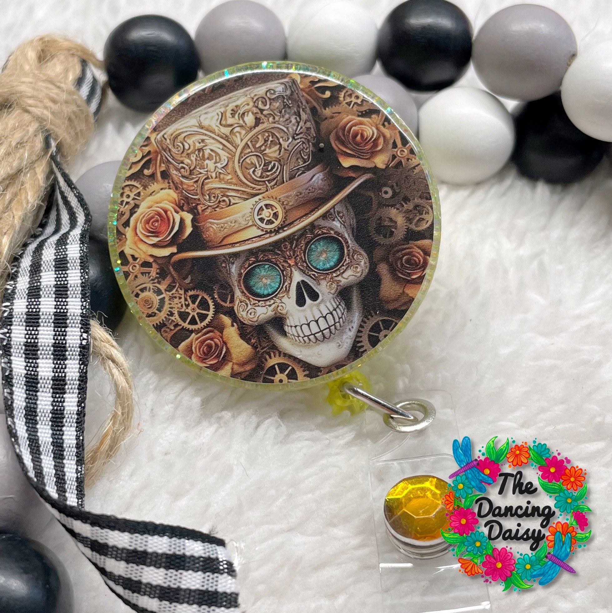 Steampunk Skull Decal
