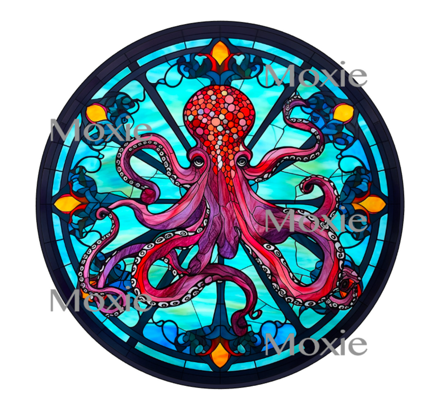 Stained Glass Octopus Decal Moxie Vinyls stained-glass-octopus-decal-moxie-vinyls