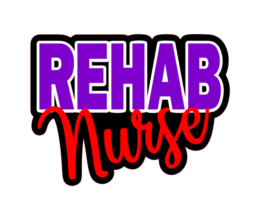 Rehab Nurse Badge Reel Blank