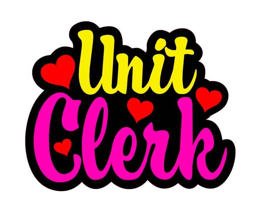 Unit Clerk Acrylic Blank
