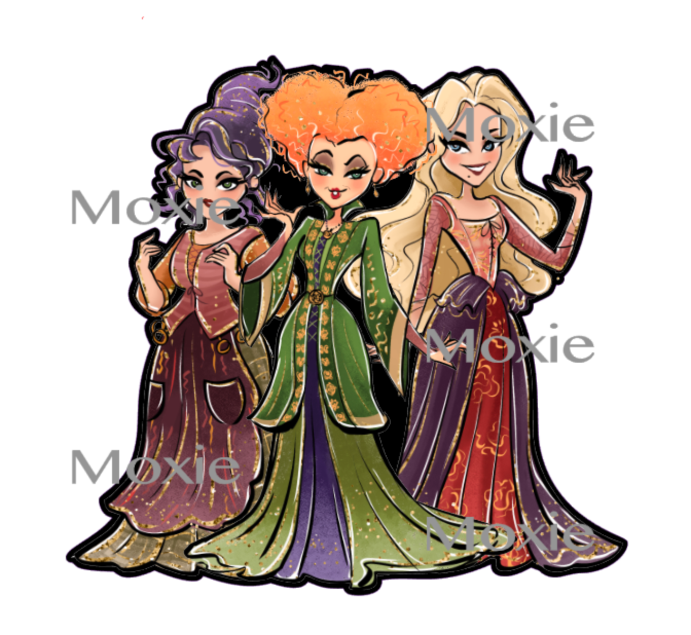 Sanderson Sisters Decal &amp; Acrylic Blank COMBO