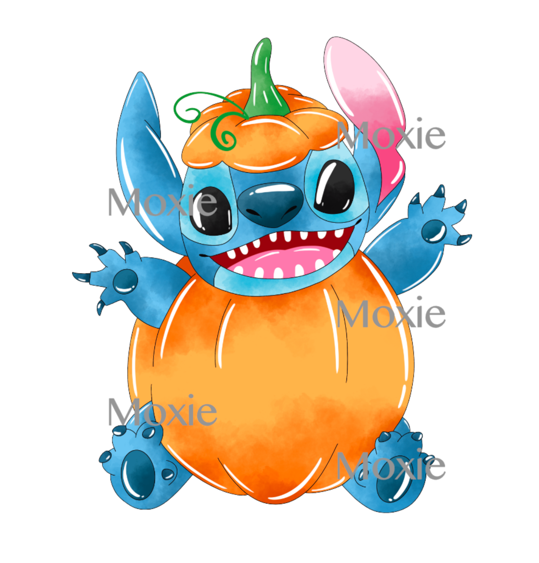 Pumpkin Stitch Decal &amp; Acrylic Blank COMBO