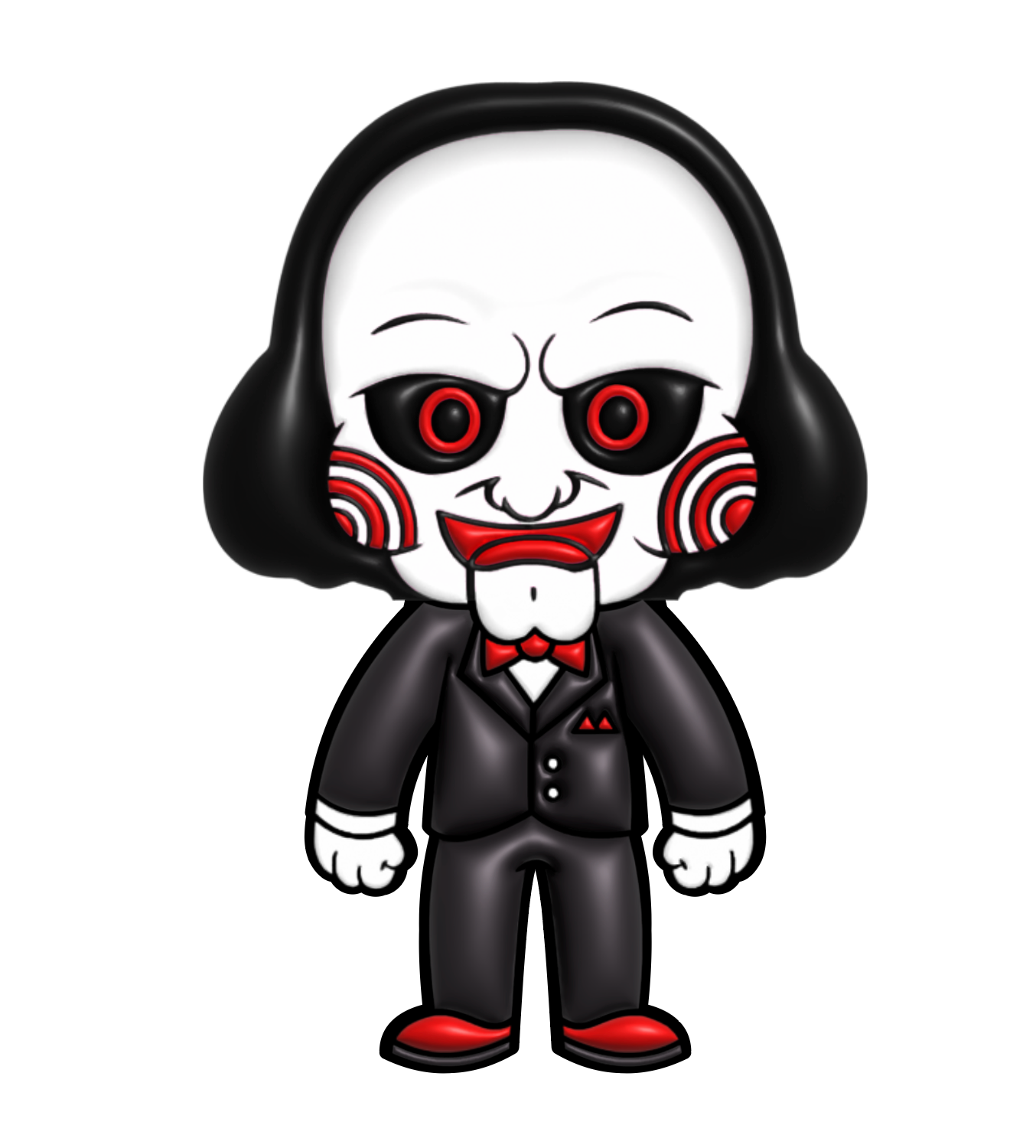 Jigsaw 3D Inflated Decal &amp; Acrylic Blank COMBO