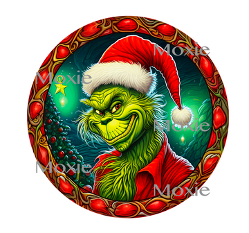 Stained Grinch Decal