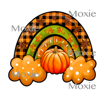 Fall Boho Pumpkin Decal & Acrylic Blank COMBO
