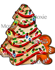 Christmas Tree Cake Decal & Acrylic Blank COMBO