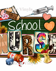 School Nurse UV DTF Transfer