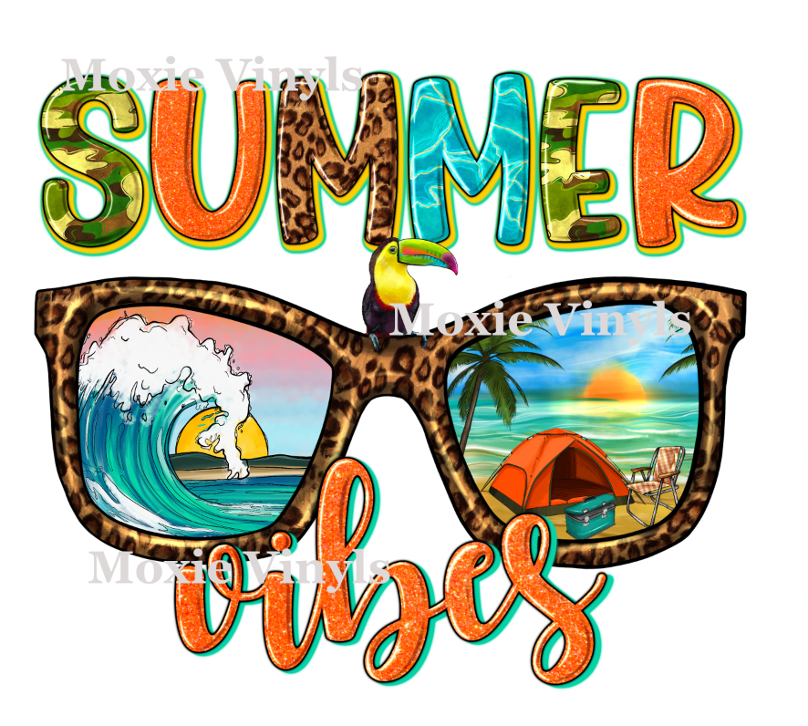 Summer Vibes UV DTF Transfer