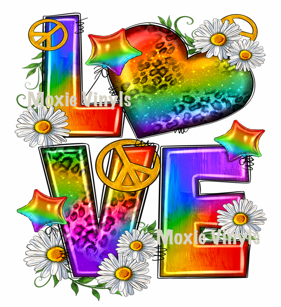 Pride Love UV DTF