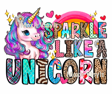 Sparkle Like a Unicorn UV DTF