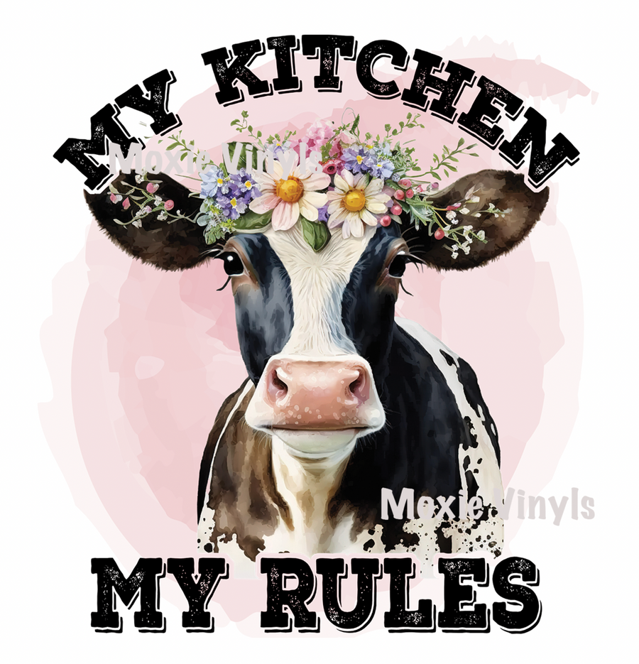 My Kitchen My Rules UV DTF