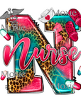 Capital N Nurse UV DTF