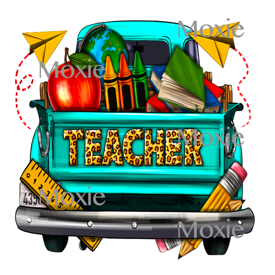 Teacher Truck UV DTF
