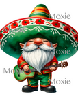 Mexican Gnome Decal & Acrylic Blank COMBO