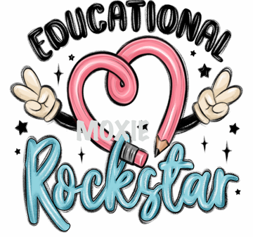 Educational Rockstar UV DTF