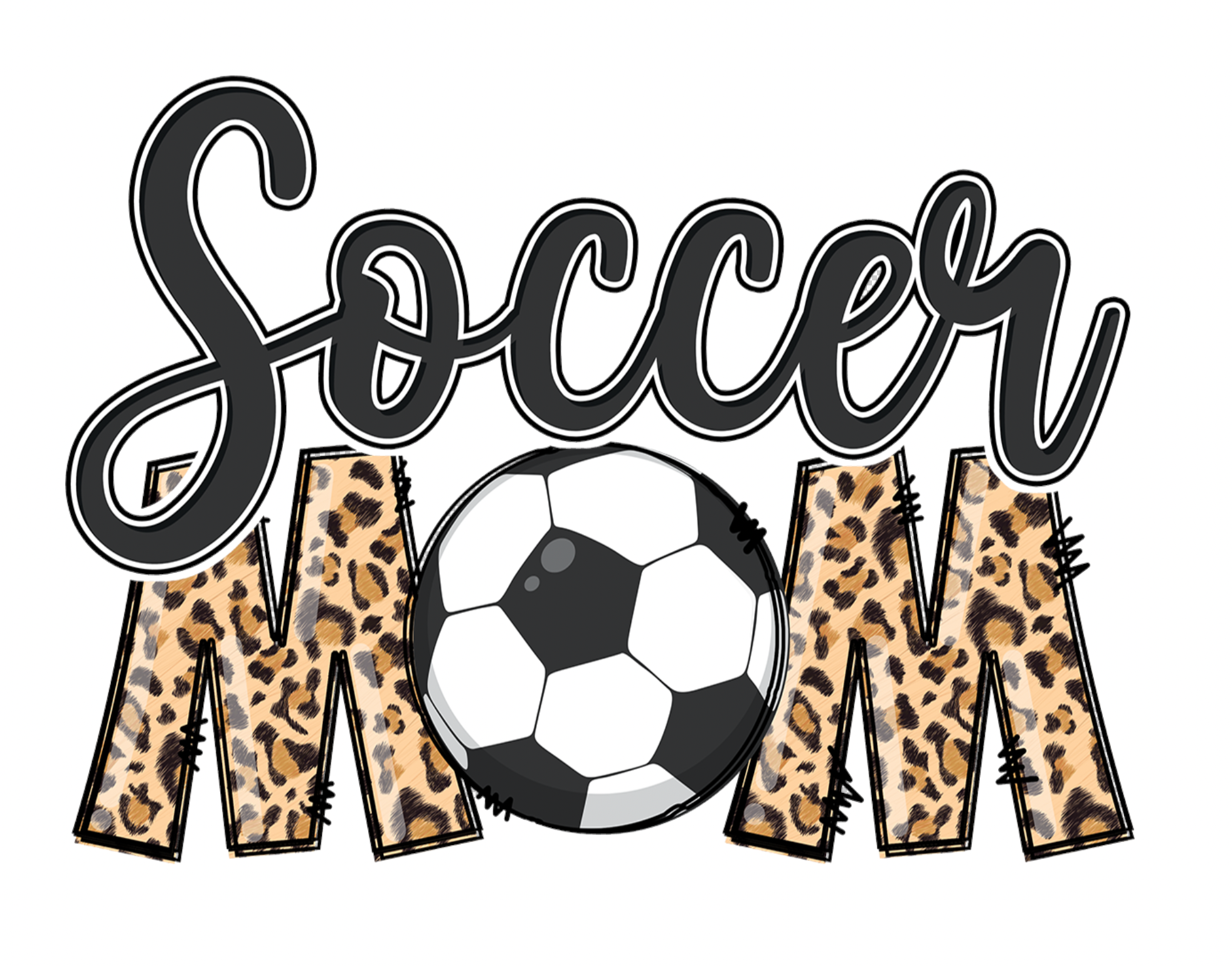 Soccer Mom UV DTF Transfer Decal