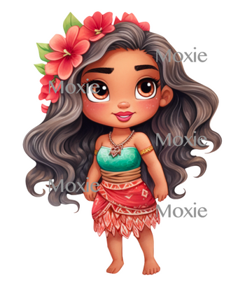 Moana Acrylic Blank  and Decal