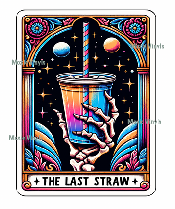 Tarot The Last Straw UV DTF