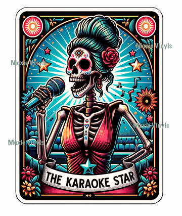 Tarot The Karaoke Star UV DTF