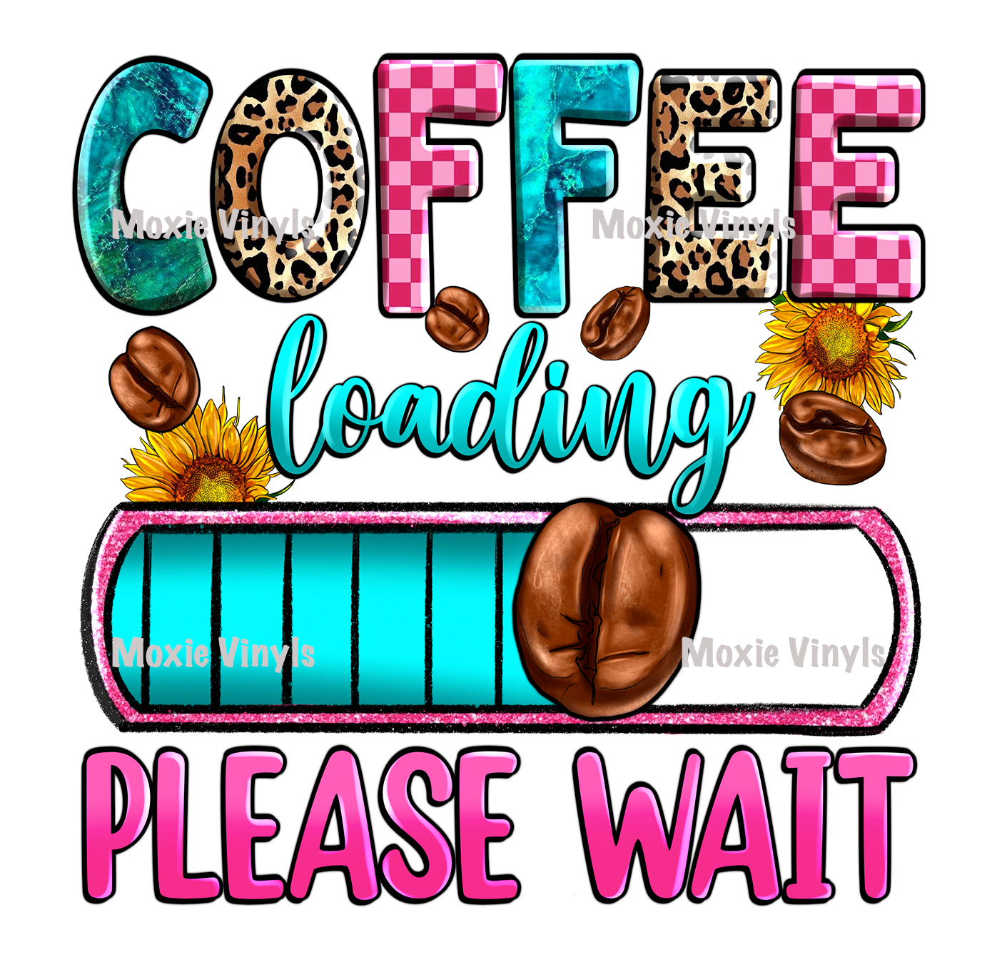 Coffee Loading UV DTF – Moxie Vinyls