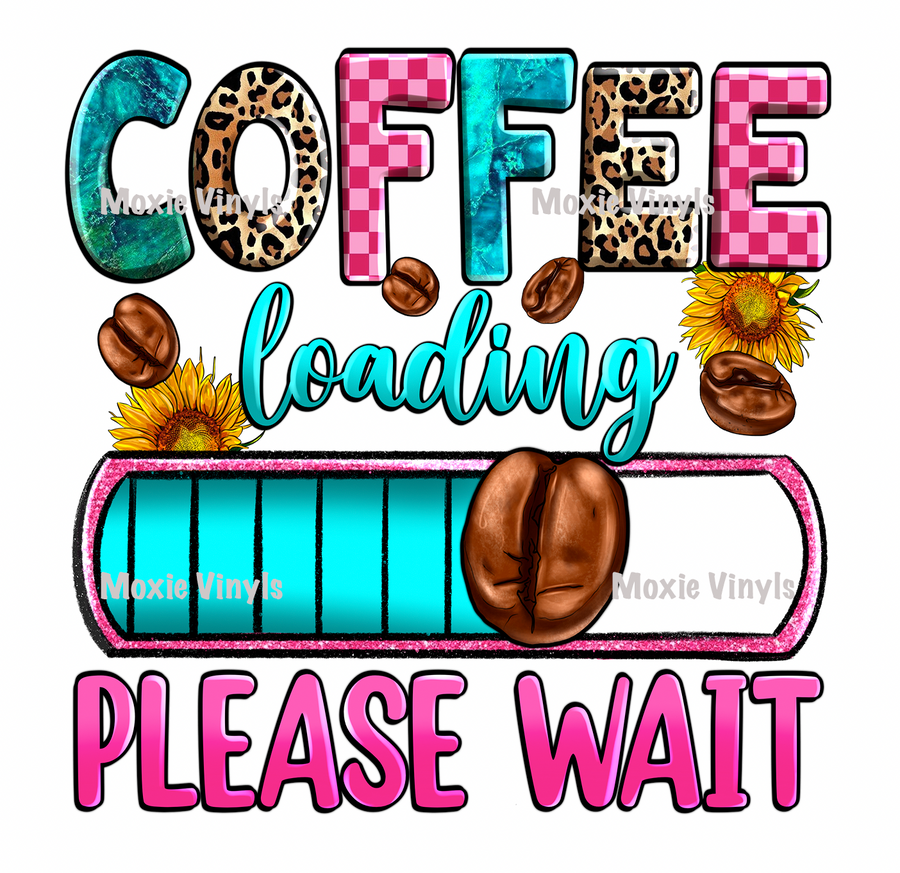 Coffee Loading UV DTF