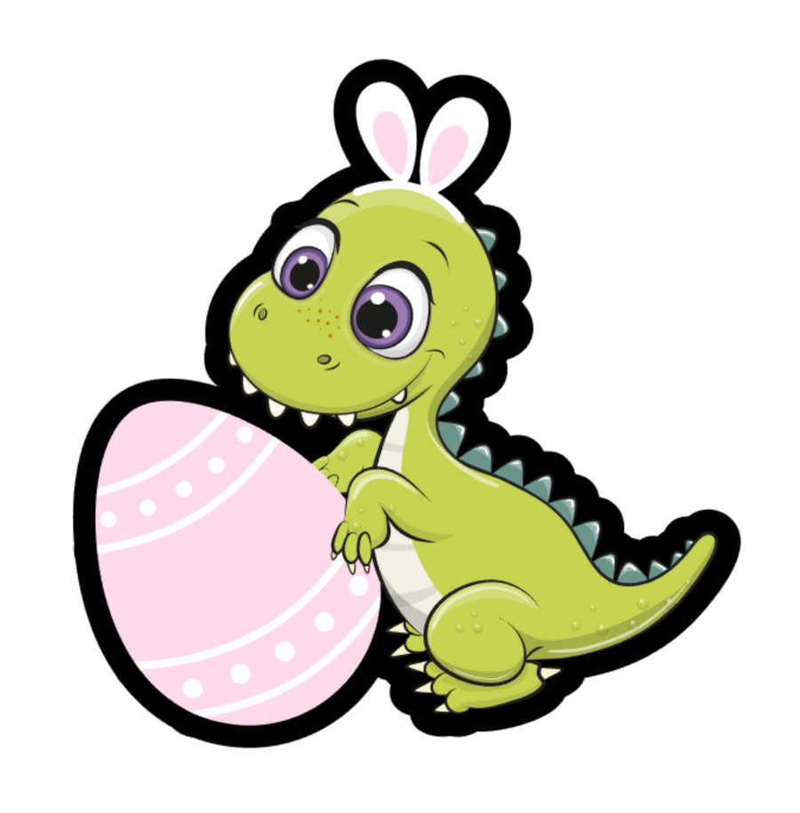 Easter Dinosaur Acrylic Blank Decal Combo