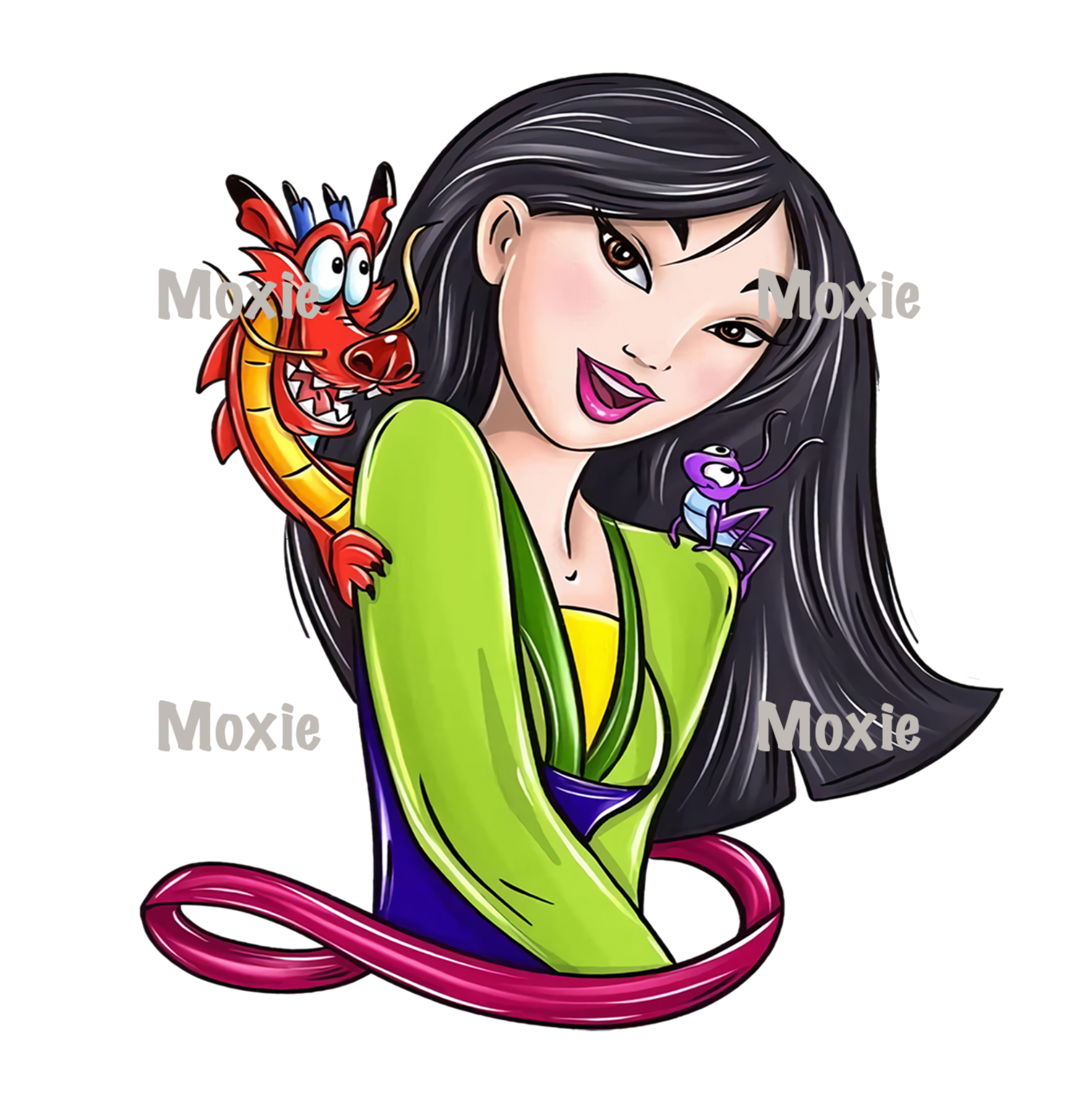 Mulan Decal &amp; Acrylic Blank COMBO