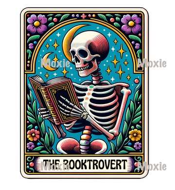 Tarot The Booktrovert UV DTF