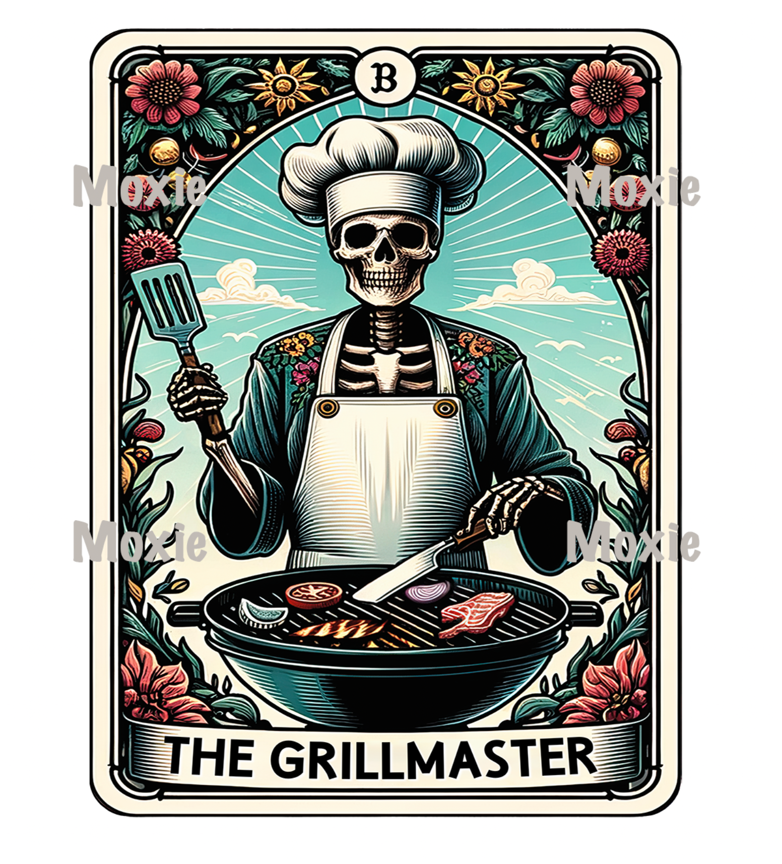 Tarot The Grill Master UV DTF